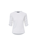 Waldorf Ruched-Sleeve T-Shirt