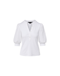 Coralee Puff-Sleeve Top