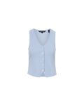 Hoorne Button-Down Tank Top