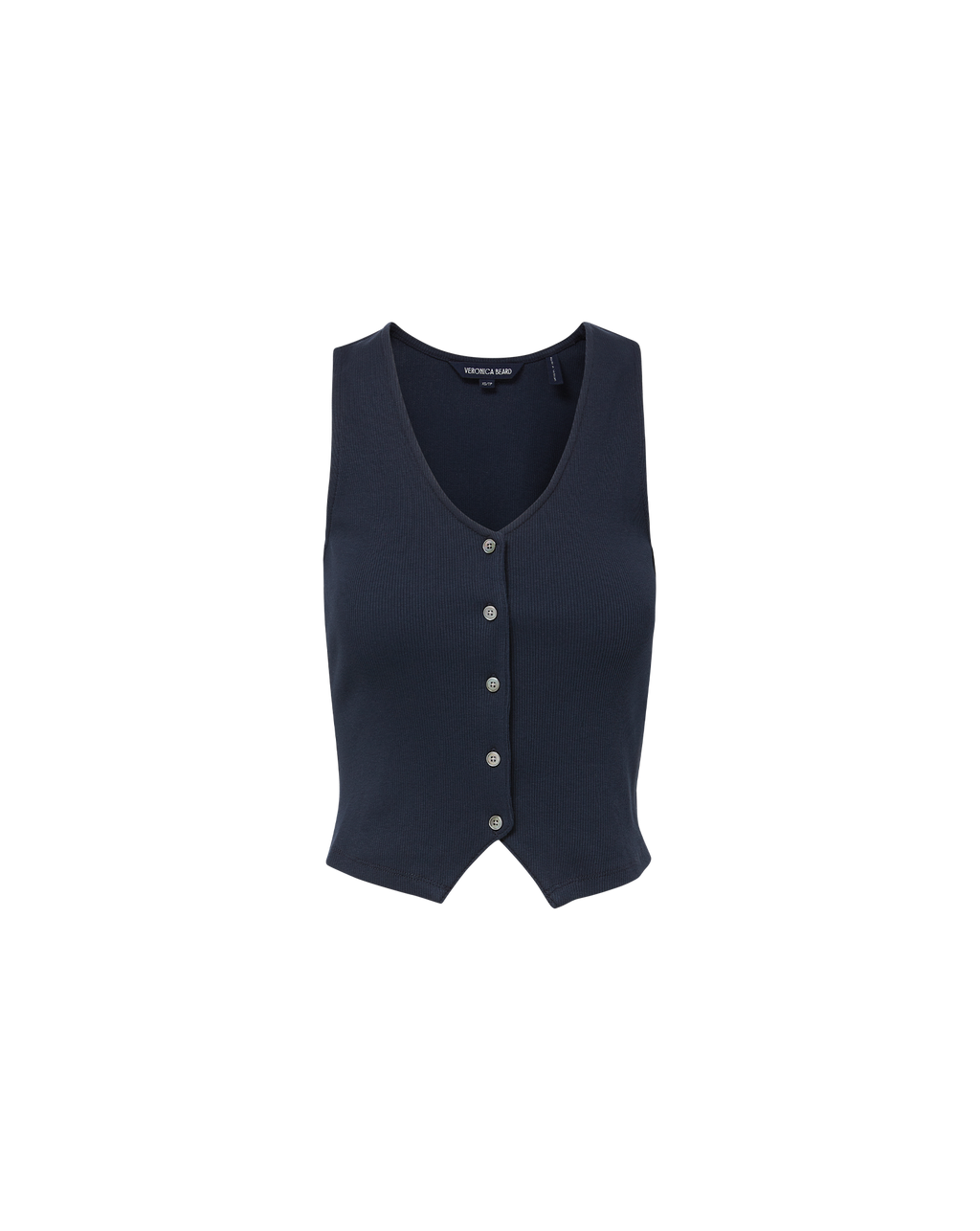 Hoorne Button-Down Tank Top