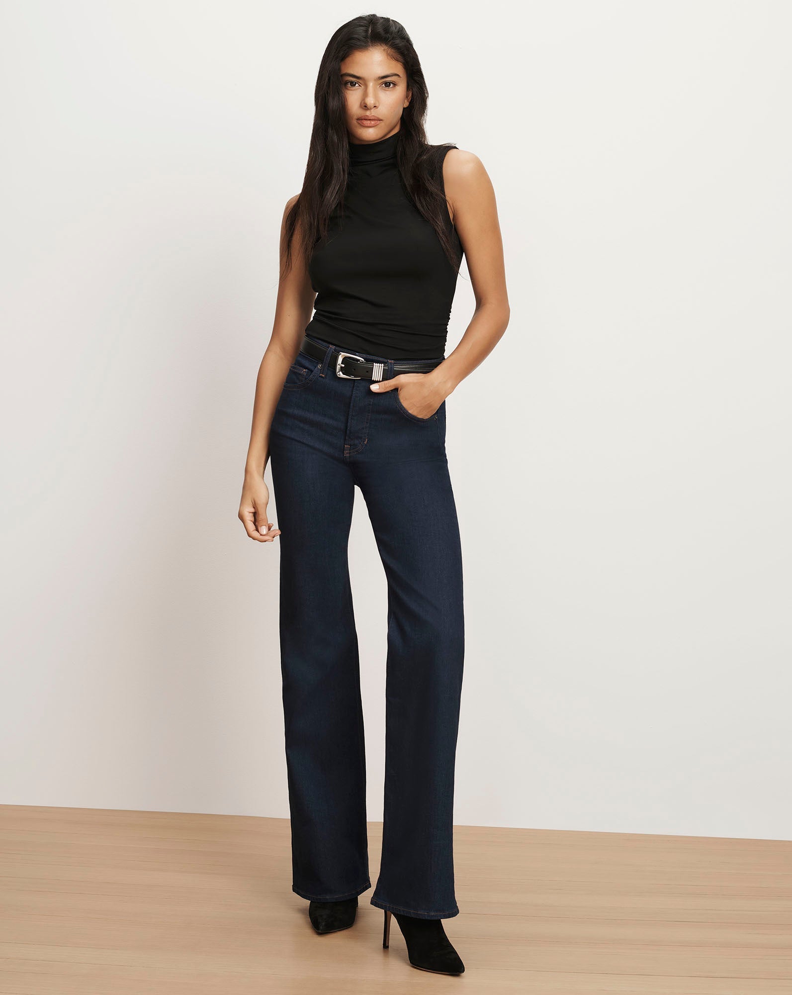 Crosbie Slim Wide-Leg Jean
