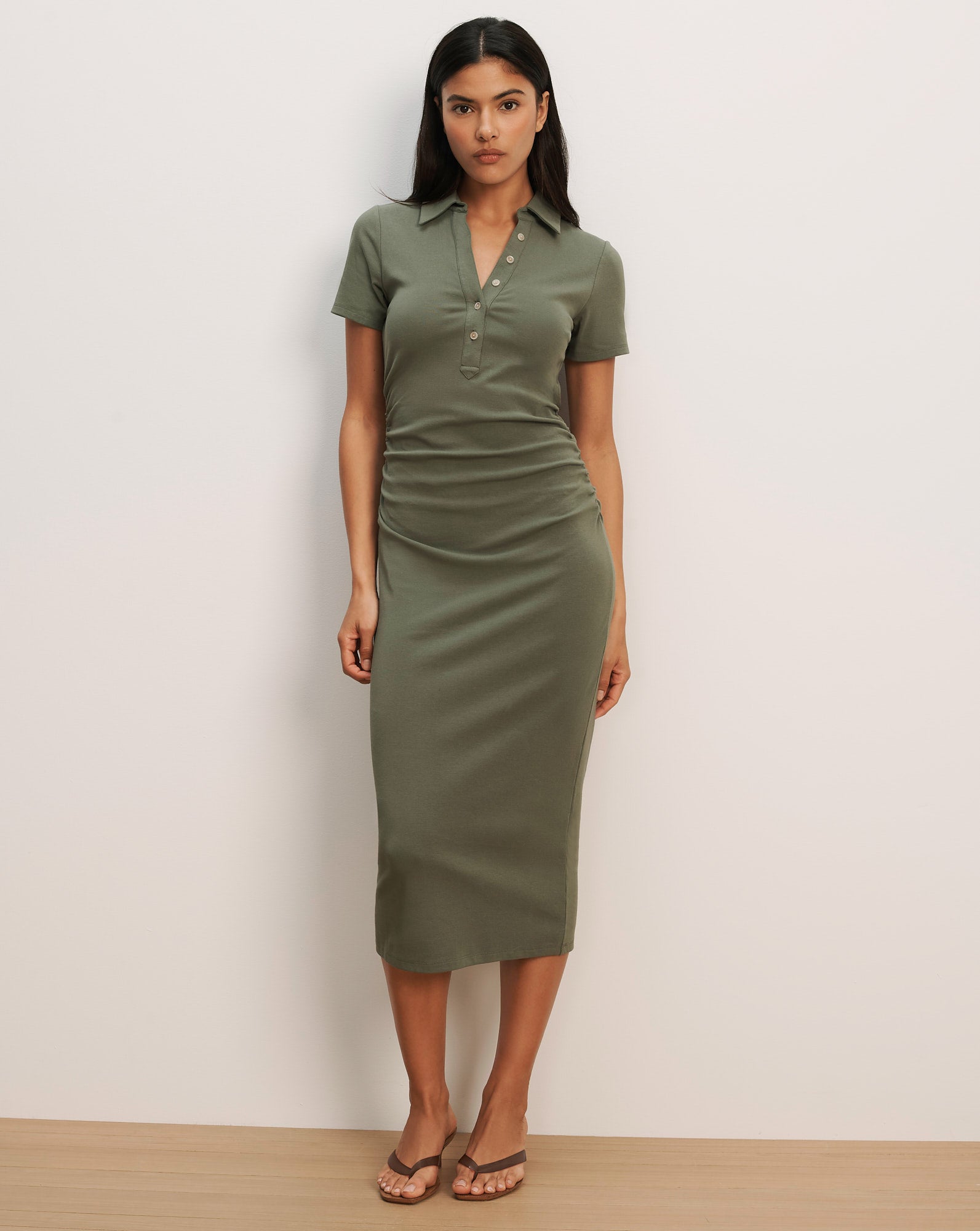 Besser Polo Midi Dress